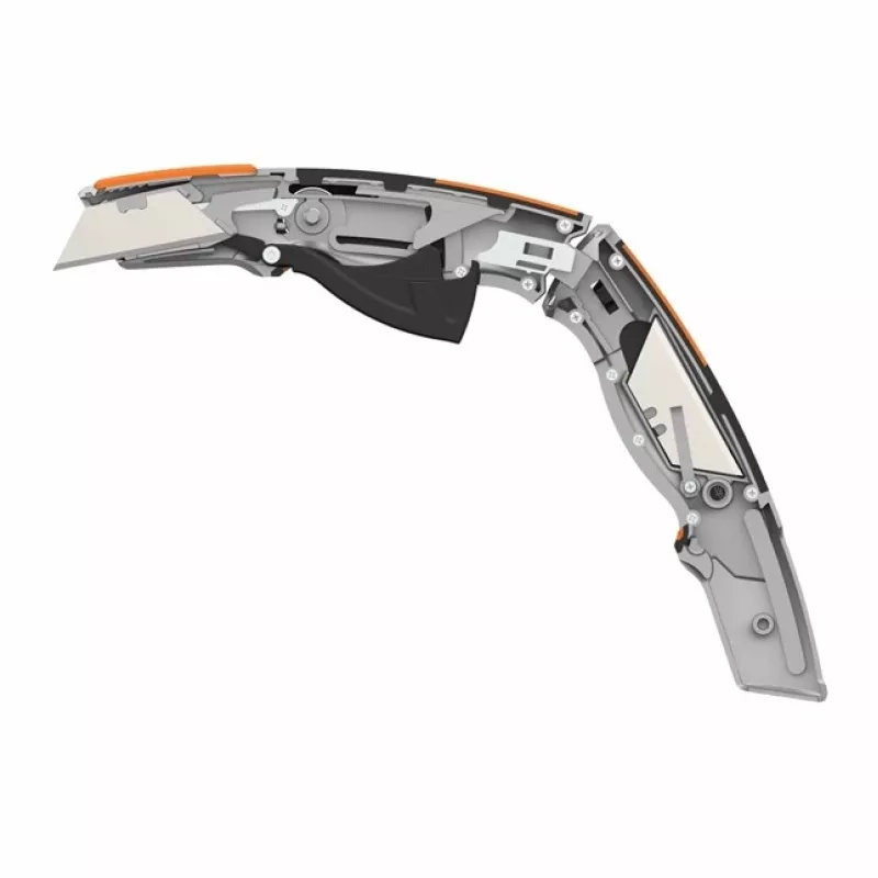 Fiskars 1062938 kanceliarinis peilis Juodas, Oranžinis Skustuvo tipo ašmenys