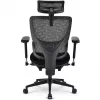 Biuro kėdė Sharkoon OfficePal C40 – juoda, ergonomiškas dizainas, reguliuojamas aukštis