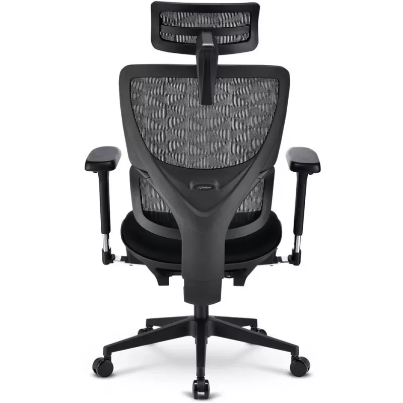 Biuro kėdė Sharkoon OfficePal C40 – juoda, ergonomiškas dizainas, reguliuojamas aukštis