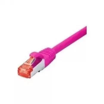 Tecline Patch-Cable RJ-45 (M) į RJ-45 (M) 1,5 m SFTP PiMF CAT 6 Halogen-Free Snagless Magenta (715015M)