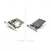Vidinis M.2 / U.2 adapteris DELOCK 90854 – PCIe 4.0 (jungtis: PCIe, išėjimai: M.2 Key M 110 mm, U.2)