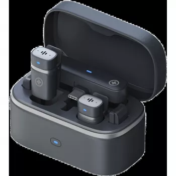 Belaidis mikrofonų rinkinys Plusonic PS-TDS9 su USB-C, Lightning ir 3,5 mm jungtimis