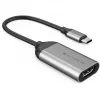 HYPER HD-H8K USB Type-C į HDMI adapteris iš nerūdijančio plieno