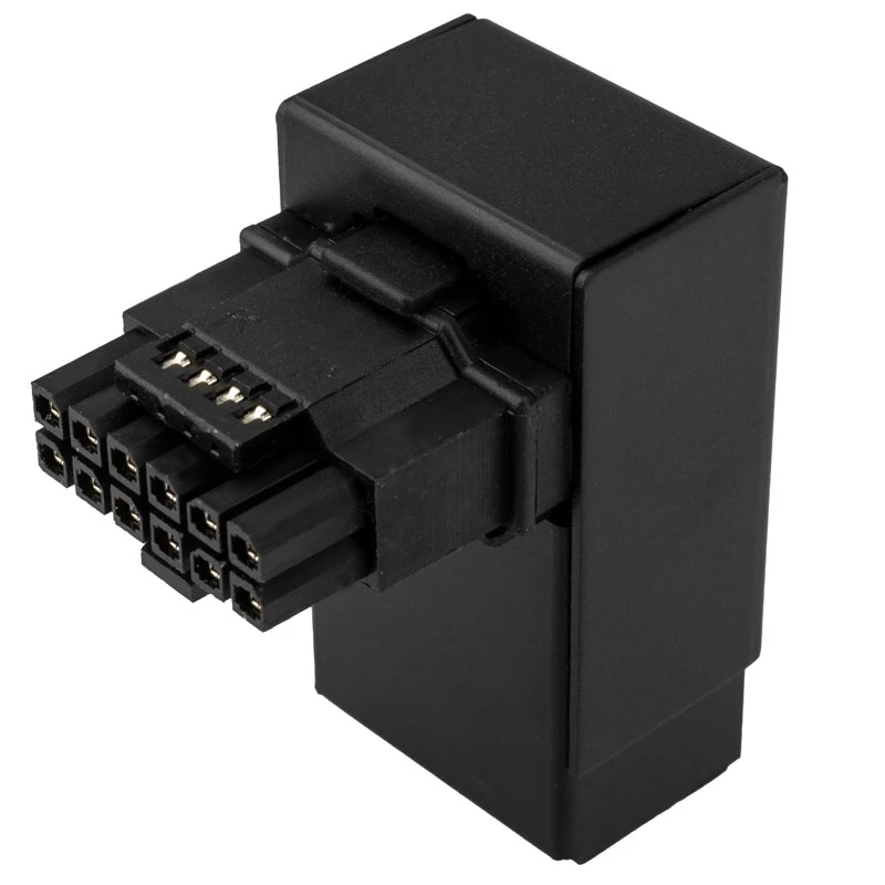 Adapteris Kolink CP-12VHPWR-T1 12V 2×6 90° Type 1 juodas PCI maitinimo jungtims