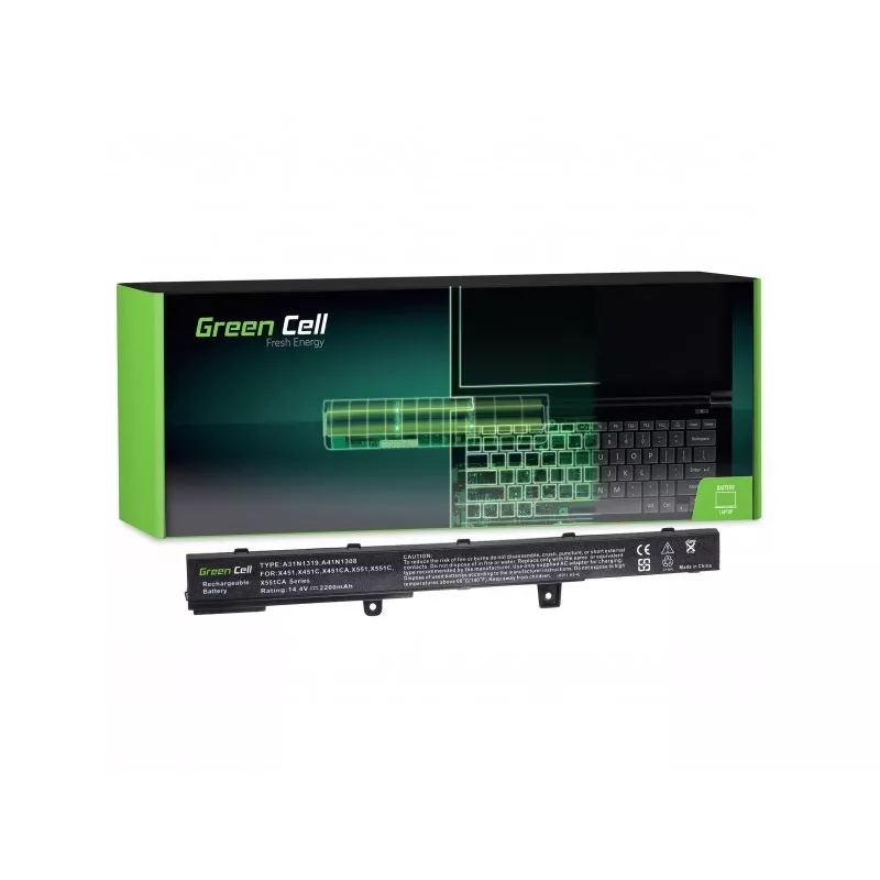 Green Cell AS75 Nešiojamojo kompiuterio baterija 14,8V 2200mAh