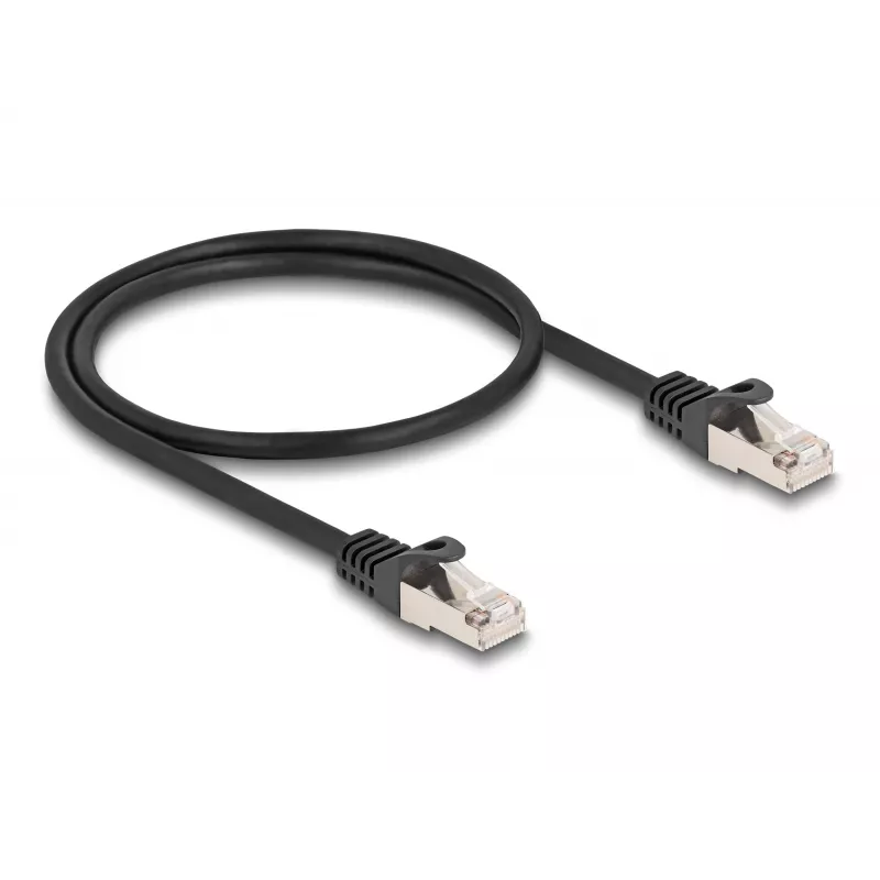 DeLOCK RJ50 (vyriškas) į RJ50 (vyriškas) S/FTP kabelis 0,5 m juodas