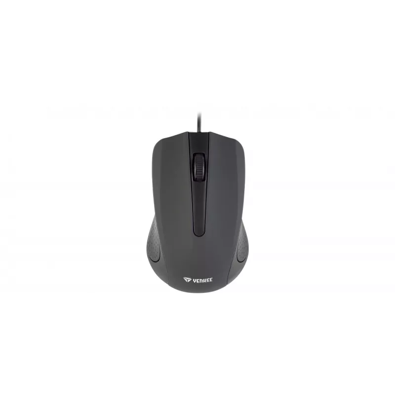 Yenkee YMS 1015BK SUVA USB laidinė pelė, 3 mygtukai, guminis paviršius, 1000DPI