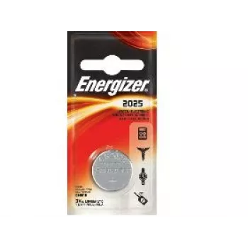 Vienkartinė ličio monetinė baterija Energizer CR2025 3 V, 1 vnt.