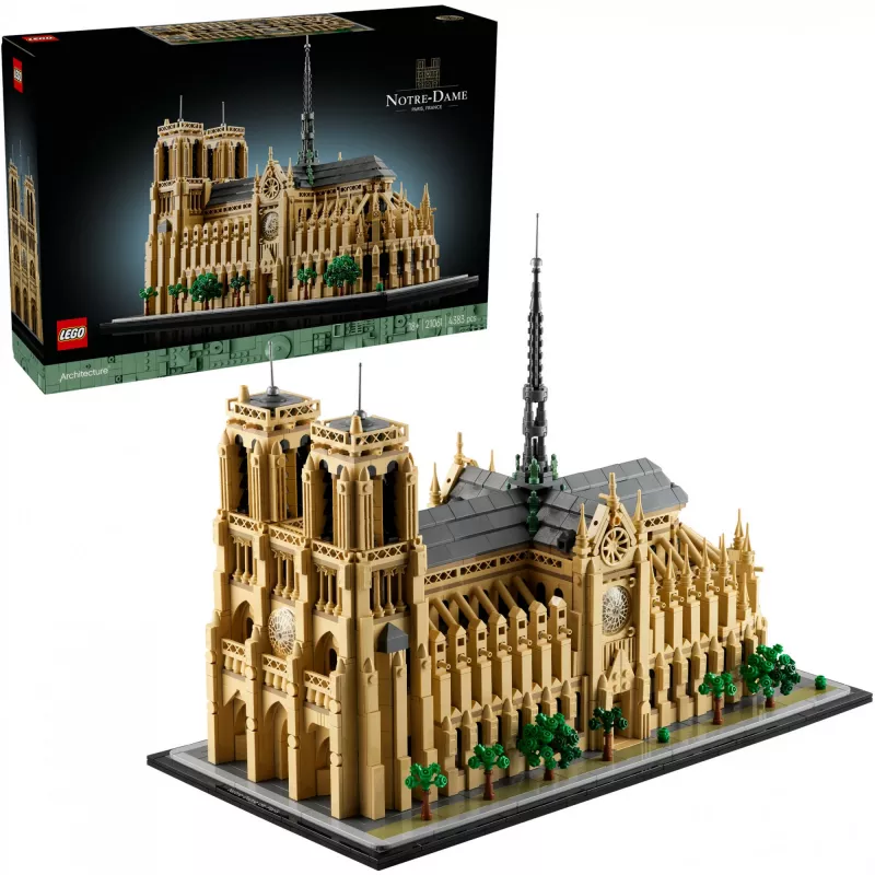 LEGO Architecture Notre-Dame de Paris statybos rinkinys suaugusiems 21061