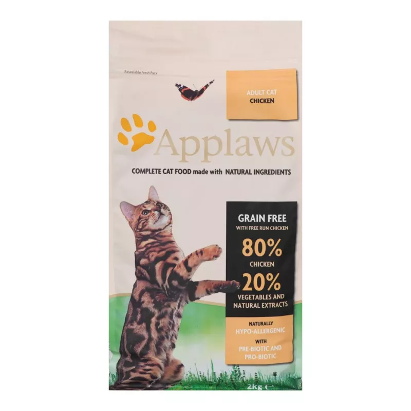APPLAWS Chicken - sausas kačių maistas - 2 kg