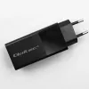Qoltec 52382 GaN POWER PRO įkroviklis | 1xUSB Type-C | 1xUSB A | 100W | 5-20V | 1.5-5A | PD | Juodas