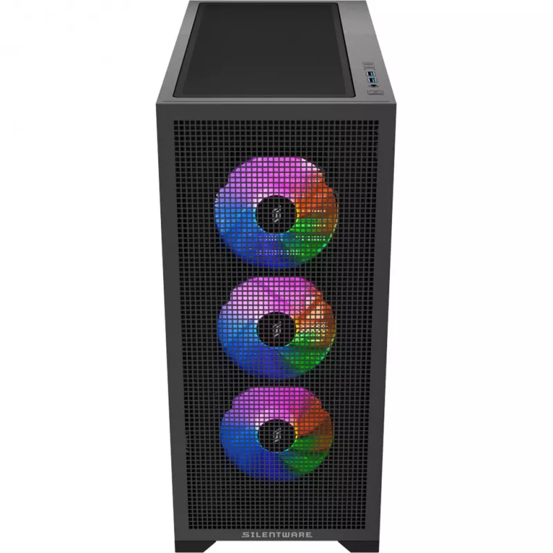 Korpusas Silentware Core 100 A-RGB Black (CORE100BLACK)
