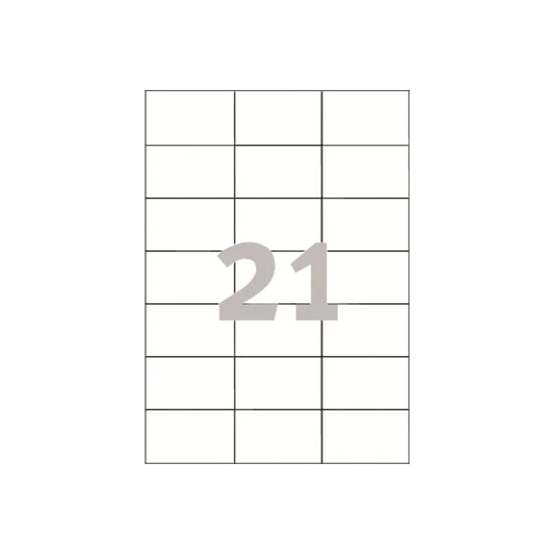 Avery etiketės – baltos – 42,3 x 70 mm – 2100 etikečių (100 lapų x 21) (3652)