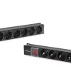 Qoltec aliumininis PDU stelažui | 16A | 16 x Schuko | Vertikalus | 1,8 m