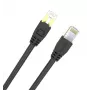 Tinklo kabelis UNITEK C1813EBK RJ-45 Ethernet 10 m juodas