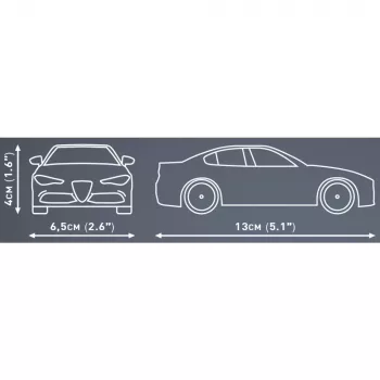 Konstruktorius COBI Alfa Romeo Giulia Quadrifoglio 90 detalių, nuo 6 metų