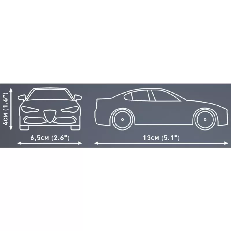 Konstruktorius COBI Alfa Romeo Giulia Quadrifoglio 90 detalių, nuo 6 metų