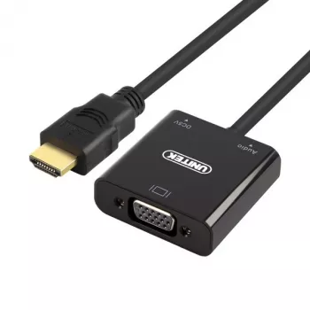UNITEK Y-6333 adapteris HDMI į VGA su 3,5 mm garso išvestimi