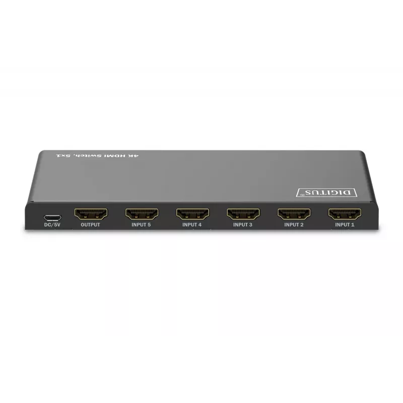 HDMI jungiklis DIGITUS DS-55332, 5x1, 4K 60Hz