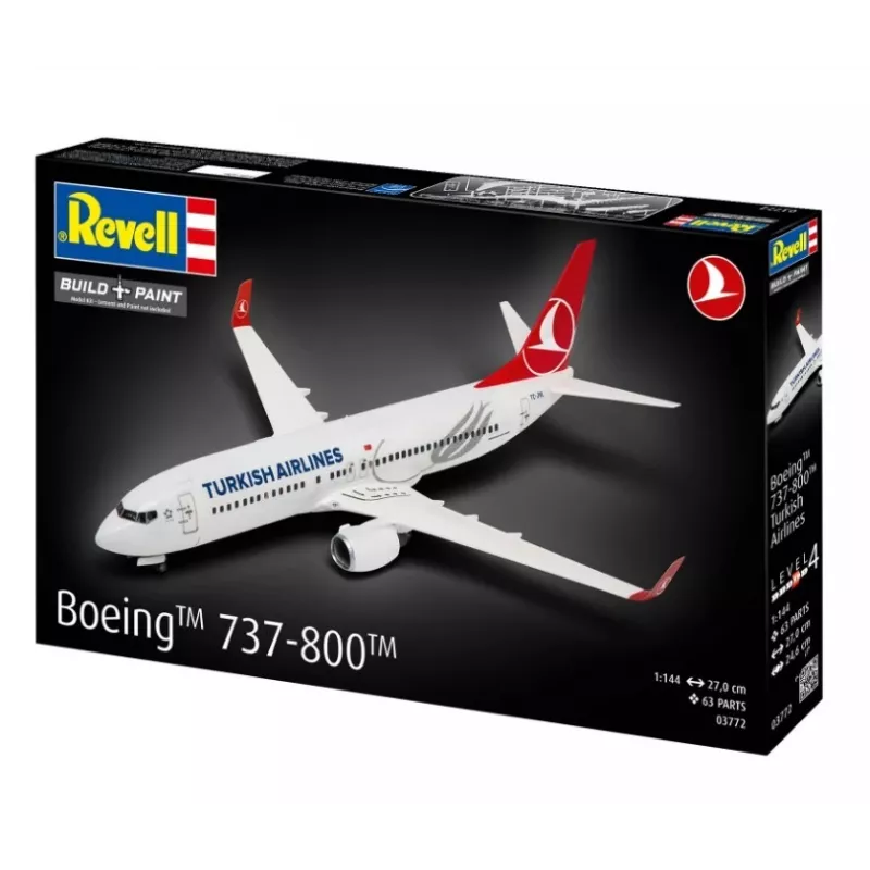 Plastikinis modelis REVELL Boeing 737-800 Turkish Air 1:144