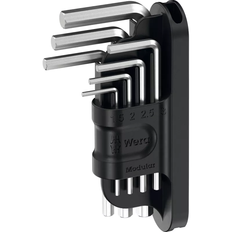 Įrankių rinkinys Wera Tool-Check Modular Set 1 – 50 dalių modulinis dirbtuvės rinkinys, įvairūs antgaliai ir lizdai