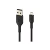 Pintas USB-Lightning kabelis 1m Juodas