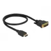 Vaizdo kabelio adapteris DeLOCK 85651 0,5 m HDMI A tipo – DVI juodas