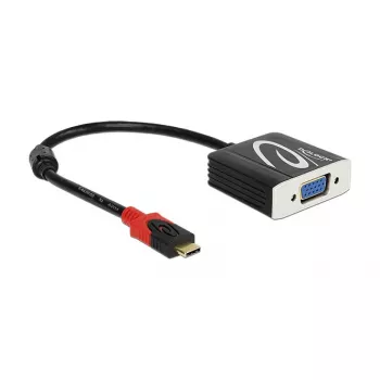 Adapteris vaizdo kabeliui DeLOCK 62994 USB Type-C į VGA 0,2 m juodas