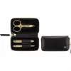 Manikiūro rinkinys ZWILLING Twinox Gold Edition 97747-004-0 – 3 dalys juodoje odinėje dėkle
