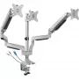 ICY BOX IB-MS505-TI 81,3 cm (32 colio) stovas trims monitoriams, juodas, sidabrinis