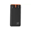 Nešiojamas įkroviklis TRACER EnerGen 20000 mAh, Power Delivery 20W, USB-C įėjimas, 2×USB-A išėjimai, 3 įrenginių palaikymas, oranžinė