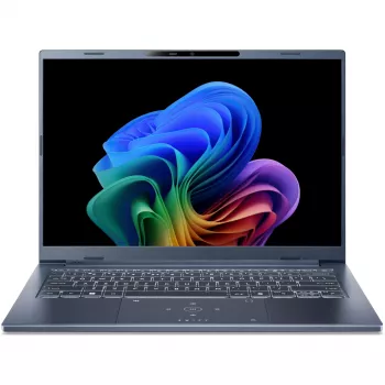 Nešiojamas kompiuteris Acer Swift Go 14 AI SFG14-75-73GE Intel Core Ultra 7 258V 14 colių WUXGA 32 GB LPDDR5x 1 TB SSD Intel Arc 140V Wi‑Fi 7 Windows 11 Mėlynas 1.24 kg