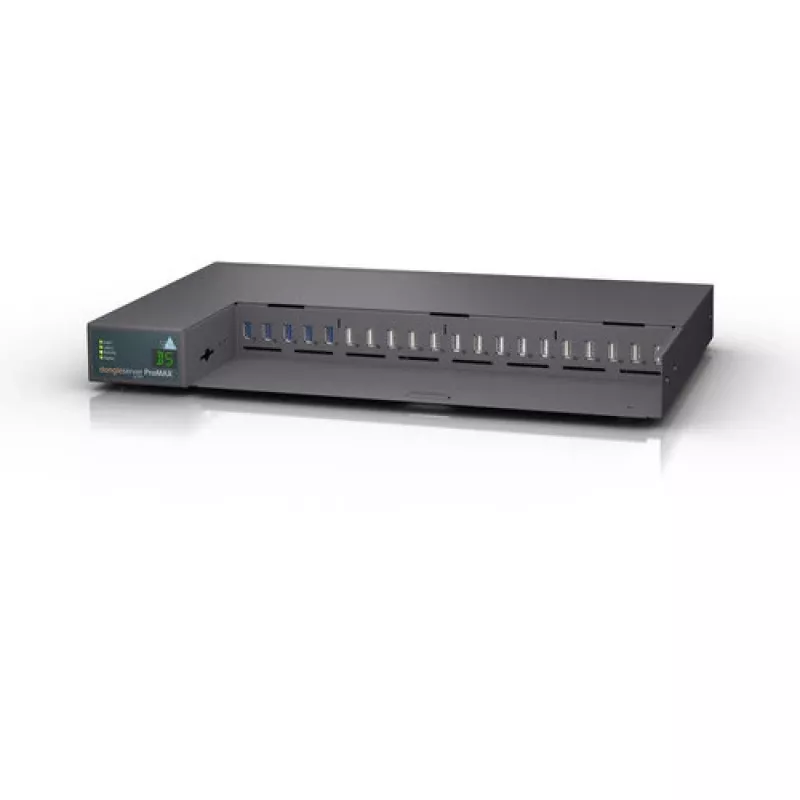 SEH dongleserver ProMAX tinklinis raktų serveris Ethernet LAN juoda mėlyna