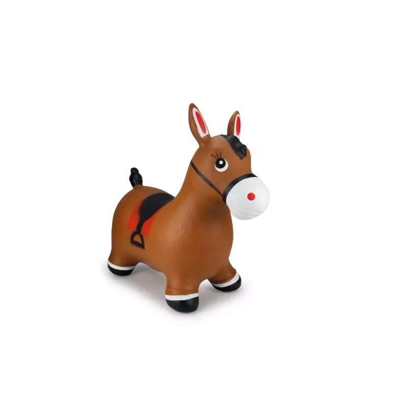 Pripučiamas žaislas gyvūnas Jamara Hopping Animal Horse ruda su pompa