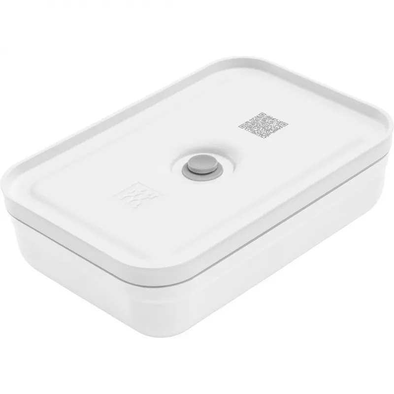 Pietų dėžutė ZWILLING FRESH & SAVE 1 L, plastikas su silikoniniu tarpikliu, pilka/balta
