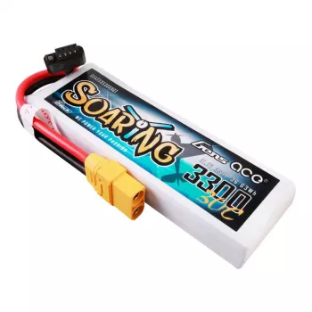 Gens Ace GEA333S30X9GT akumuliatorius 3300mAh 11,1V 30C 3S1P LiPo su XT90 jungtimi