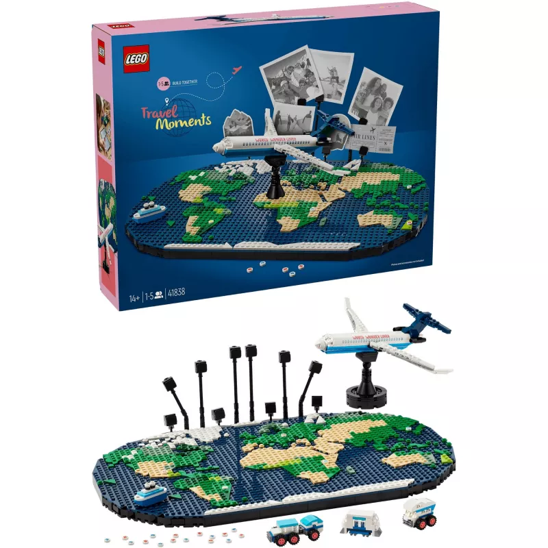 LEGO Classic 41838 Kelionių prisiminimai – statybiniai kaladėliai šeimai