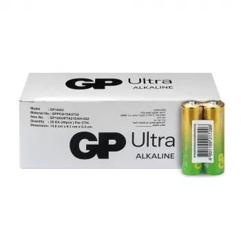 GP Battery LR6 AA šarminės baterijos 40 vnt. (modelis 15AU21-S2)