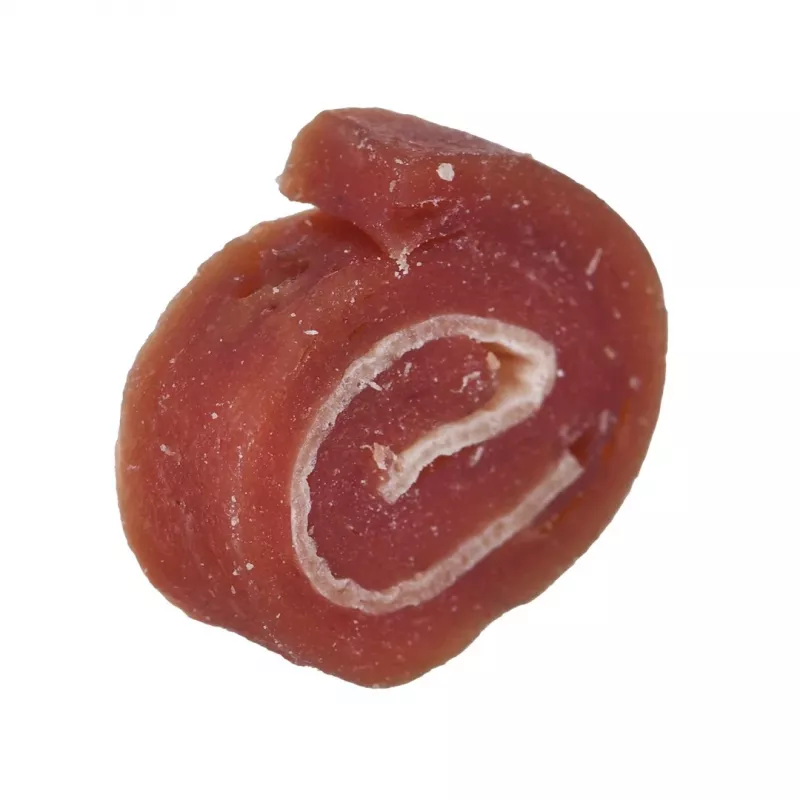 Šunų skanėstai PETITTO Sushi su žuvimi ir antiena 500 g – minkšti hipoalerginiai dresūros skanėstai, baltymų 26%, drėgmės 23%