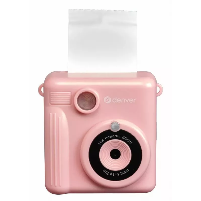 DENVER KPC-1363RO ROSE Rožinė 600 g – momentinė spausdinimo kamera