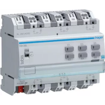 Hager TXA306 pilka – KNX pastatų automatizavimo įrenginys