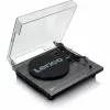 Puskilpa automatinis vinilo grotuvas Lenco LS-10 Juodas su įmontuotais garsiakalbiais, 33/45 aps/min, RCA išėjimas, ausinių lizdas