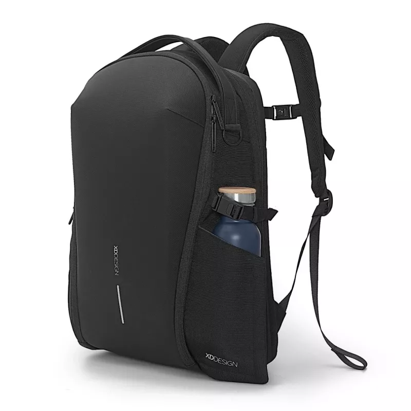 Kuprinė XDDESIGN Bizz Black P705.931 – atspari vandeniui, lengva verslo kuprinė
