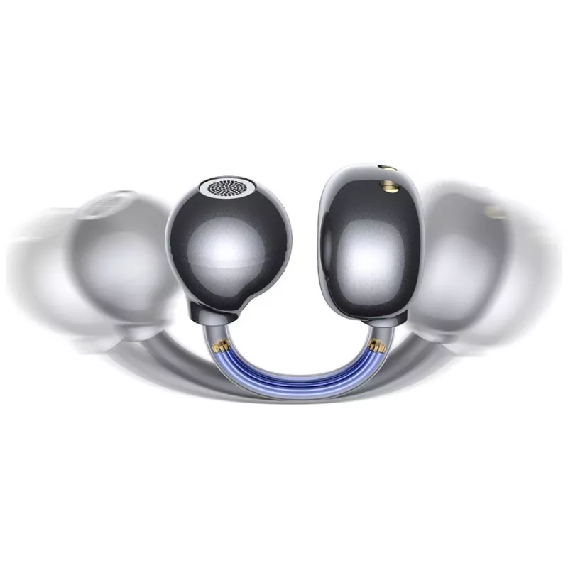 Belaidės ausinės USAMS Echo R02 Clip-on pilkos