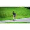 Longboard Muuwmi Lights GLOW ABEC 7 su šviečiančiais ratais, juoda/žalia