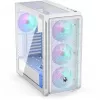 Endorfy Arx 700 ARGB PC korpusas, Midi-Tower, ATX, grūdintas stiklas - su 4x 140 mm ARGB ventiliatoriais, baltas (EY2A017)