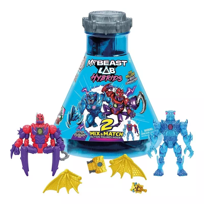 Figūrėlės Cobi Mr Beast Lab Hybrydy Multipack – kolekcinis rinkinys