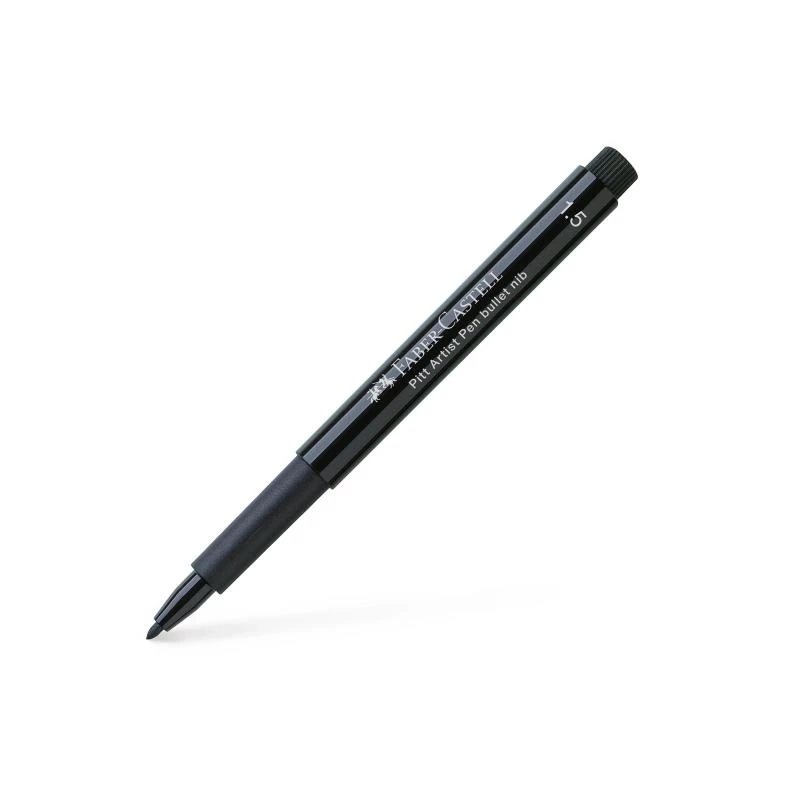 Faber-Castell Pitt Artist Pen FC-167153, juodas, 4 vnt.
