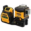Lazerinis nivelyras DeWalt DCE089D1G18-QW žalias spindulys savaiminis išsilyginimas 360° su imtuvo suderinamumu