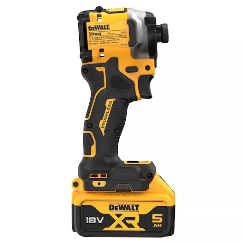 18V smūginis suktuvas 3 greičiai; 208 Nm; lagaminėlis; 2x5Ah